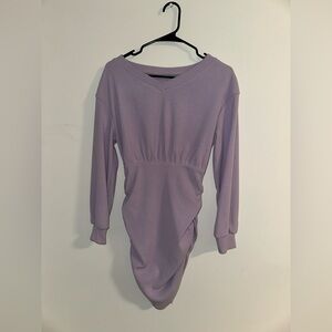 SHEIN Lilac Long Sleeve Dress